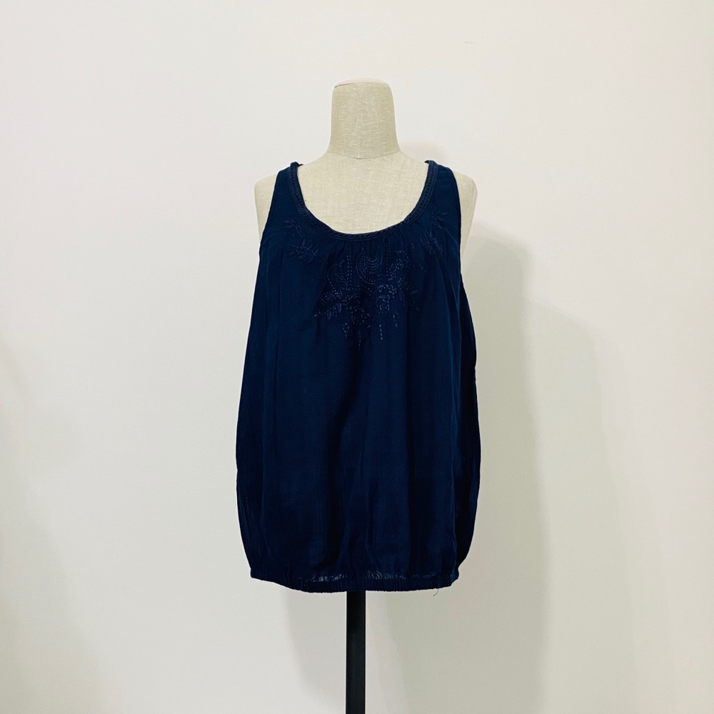 Old Navy Boho Embroidered Tank Top